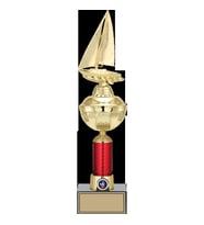 ODAK KUPA - Figürlü Kupalar - Yelken Figürlü Kupalar FG-053 C - 43 cm