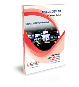 İlkumut Yayınları (AÖF) - Akıllı Sorular - Sosyal Medya Yönetimi (Çok Renkli)