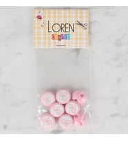 Crafts 8 Li Pembe Bebek Düğme - 376
