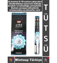 #Tütsü Ev Ofis Meditasyon Yoga Enerji Odaklanma Zihinsel Açılım Chakra Hoş Uzun Kokulu Çubuk Tütsü