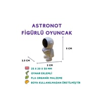 Astronot Figür - 3D Uzay Temalı Karakter Oyuncak