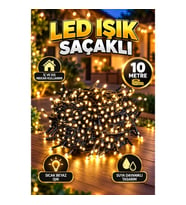 10 Metre LED Işık Saçaklı Dekoratif Şerit LED
