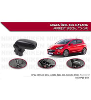 Opel Corsa E Araca Özel Kol Dayama Kolçak 2014 ve sonrası Niken (Siyah)