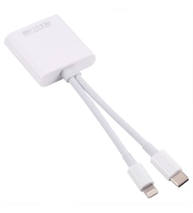 ALLY NK-101YST PRO Type-c-Lightning to SD-TF Kart Çevirici Adaptör (Beyaz)