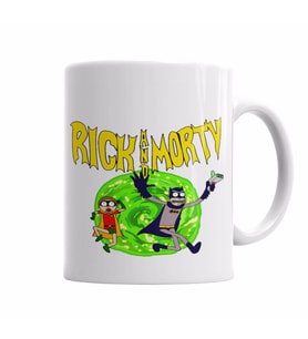 Rick Morty Batman Kupa Bardak Porselen