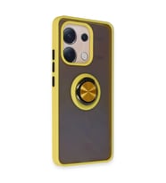 Note 13 4g Kılıf Montreal Yüzüklü  Kapak - Sarı
