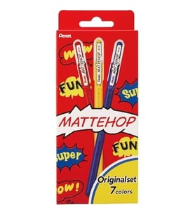 Pentel 1.0 Mm Parlak Jel Roller Kalem - 7 Adet Blisterli - Mattehop (Standart)