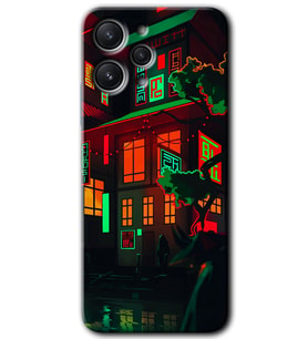Redmi 12 Kılıf HD Desen Baskılı Arka Kapak - China Street