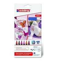 Edding 4200 Porselen Kalemi Sıcak Renkler (6 lı Paket)