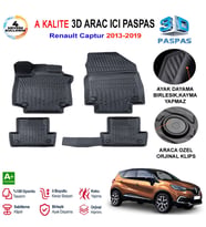 Renault Captur 3D Paspas Havuzlu Pro 2013-2019