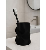 Modern Kıvrımlı Tasarım Diş Fırçalık