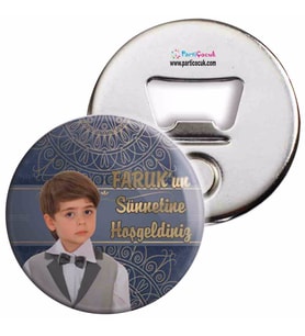 Sünnet Kişiye özel Tasarımlı Sünnet Açacaklı Magnet
