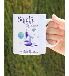 biyoloji öğretmeni özel tasarım kupa bardak