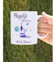 biyoloji öğretmeni özel tasarım kupa bardak