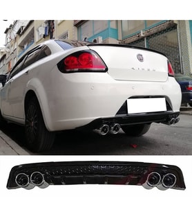 Fiat Linea Difüzör Lüx Tip İthal Ultra Parlak Siyah Difizör