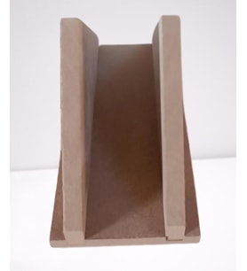 Hobi Adn 90260 Dekoratif Peçetelik Üçgen Ahşap MDF HAM CNC Kesim MODEL El Yapım