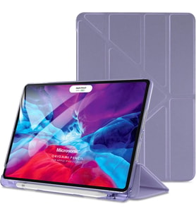 Apple iPad Pro 11 2024 Kılıf (A2836-A2837) Origami Pencil Lila [iPad Pro 11 2024 ile Uyumlu Kılıf - Lila]