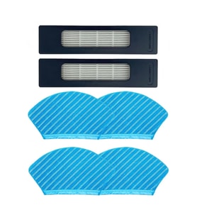 Fakir Robert RS 770 Uyumlu 2 Adet Hepa Filtre 4 Adet Mop Fiber Paspas