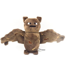 Minecraft Bat Yarasa Peluş Oyuncak 18 CM (Kahverengi)