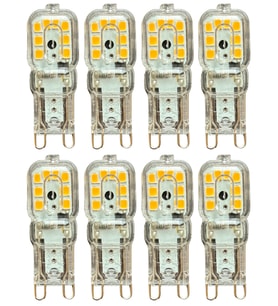 (8 Adet) Osaka 3W Sarı Işık (3000K) Dim Edilebilir G9 Duylu Led Kapsül Ampul