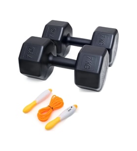 Ps Spor 7 kg Dambıl x 2 Adet = 14 kg + Sayaçlı Atlama Ipi