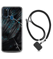 Samsung M21 M22 M23 M30 M31S M32 Kılıf Boyun Askılı Silikon Foid Green 1643