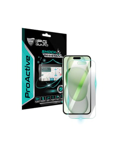iPhone 15 Plus için 9H Nano IPG ProActive Ekran Koruyucu, Pürüzsüz Cam Bitiş