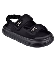 Guja Comfort Cırtlı Kadın Sandalet GJ-413-1 SİYAH