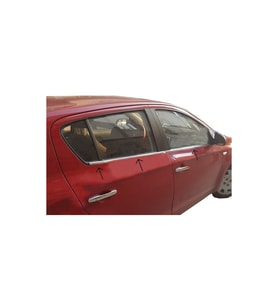Hyundai I20 Eski Kasa ( 2008-2014 ) Paslanmaz Krom Cam Çıtası 6 Parça