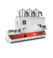 Armeka Çay Kazanı Sanayi Tipi Çaymatik 40 Litre Çay Kazanı Elektrikli Pleytli Çay Kazanı Çay Ocağı