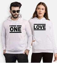 Tshirthane One Love Sevgili Kombinleri Kapüşonlu Kombini (Tek Ürün Fiyatıdır.)