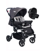 TommyBaby Elegant Travel  Çift Yönlü Bebek Arabası Seyahat Sistem Puset (Antrasit)