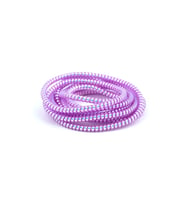 SPELT Şarj Aleti Kablosu Kablo Kordon Koruyucu Spiral Sarma Kılıf Koruma Laser Lilac Shine 160cm