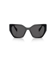 Prada Kadın Güneş Gözlüğü - Cat-eye Siyah Kemik Çerçeve Füme Cam UV400 0PR 19ZS