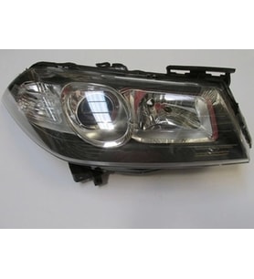 2007-2009 Renault Megane Iı Far Lambası Sağ Elektrikli-Motorsuz Siyah 5 Fiş Mercekli Makyajlı(Ayfar)
