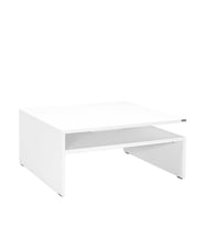 Adore Mobilya Level Kare Orta Sehpa - Mat Lake Beyaz 90x42x90 cm (GxYxD)