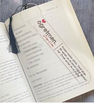 Öğretmene Hediye Şeffaf İsimli Kitap Ayracı