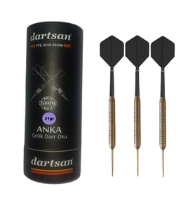 DARTSAN ANKA Türk Malı Çelik Dart Oku 21 gr