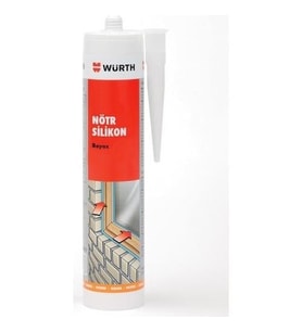 Würth Nötr Silikon Beyaz 310ml 202824