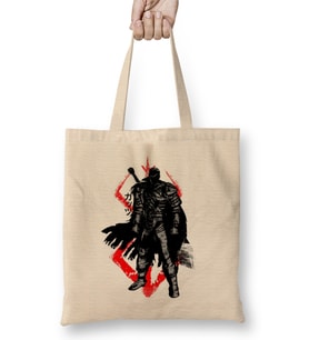 Crimson Guts Berserk Bez Çanta Uzun Saplı
