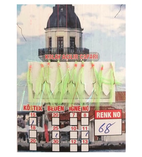 ÇAPARİ İSTAVRİT KOLAY AÇILIR 10 İĞNE RENK 68