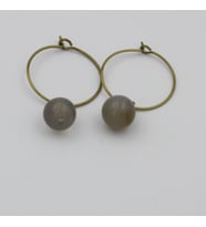 Gold Vip Vintage Tasarım Küpe (Gümüş)