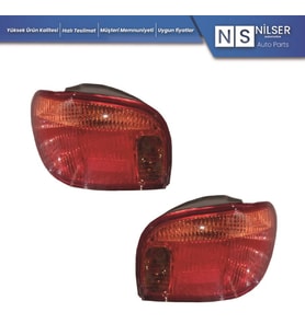 Toyota Yaris Sağ-Sol Stop Lambası Takım 2003-2005 Duysuz 