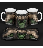 Hulk - Temalı Porselen Kupa Bardak Karakter Hediyesi Özel Tasarım