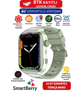 Çocuk Takip Saati Z50, GPS, Wi-Fi, Kamera, Gizli Dinleme, Sim Kartlı