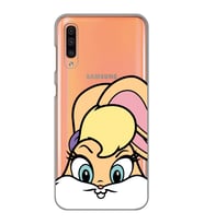 Samsung Galaxy A70 Uyumlu Lola Bunny Desenli Şeffaf Telefon Kılıfı