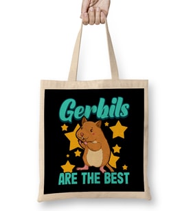 Cute & Funny Gerbils Are The Best Pet Owners Bez Çanta Uzun Saplı