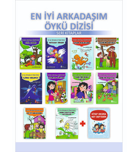Ata 2.Sınıflar İçin En İyi Arkadaşım Öykü Dizisi + Kitap Okuma Not Defteri (Beyaz)