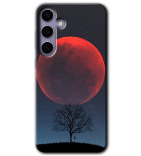 Galaxy S24 Kılıf HD Desen Baskılı Kılıf - Kanlı Ay