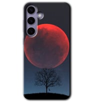 Galaxy S24 Kılıf HD Desen Baskılı Kılıf - Kanlı Ay